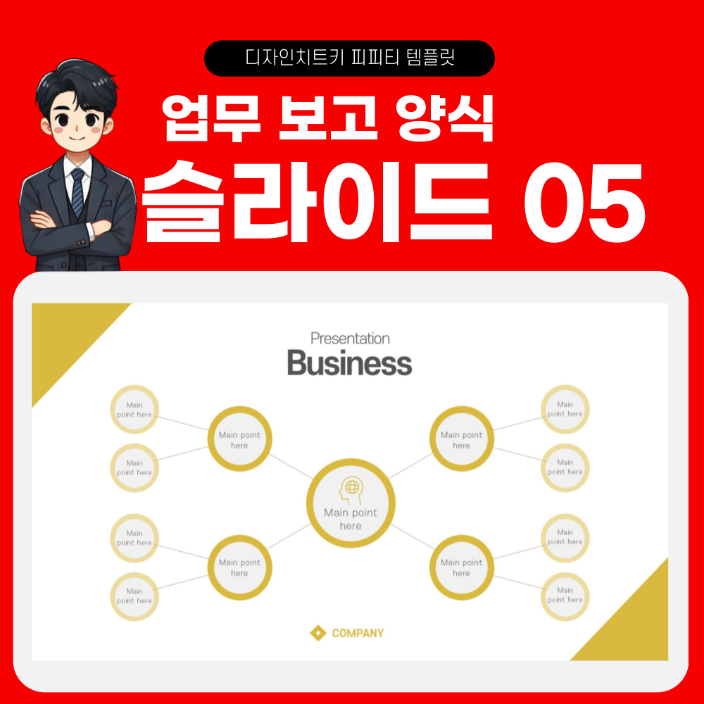 회사 보고 피피티 템플릿 페이지 5