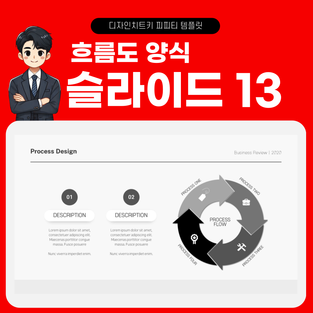 프로세스 피피티 템플릿 페이지 13