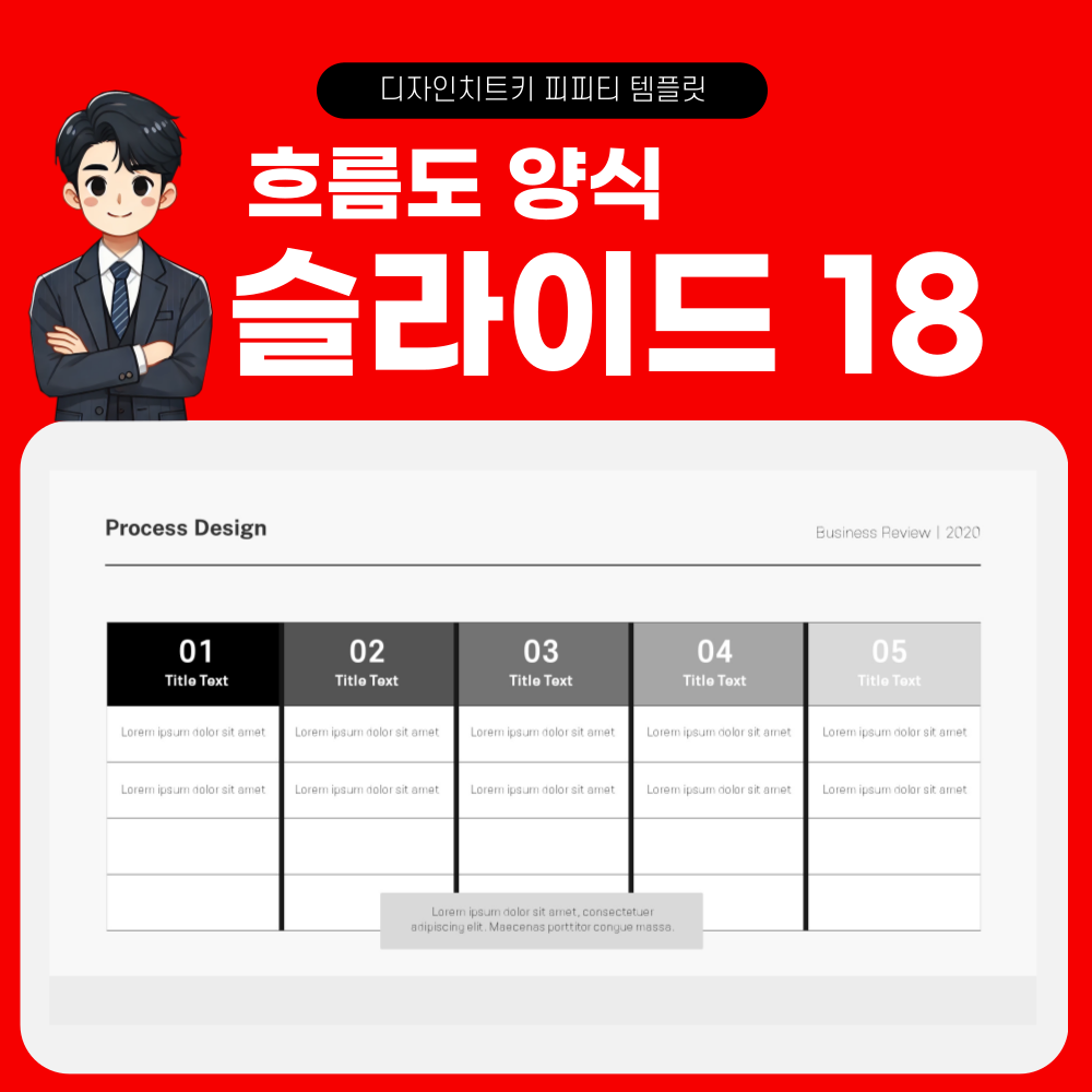 프로세스 피피티 템플릿 페이지 18