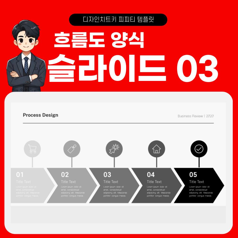 프로세스 피피티 템플릿 페이지 3