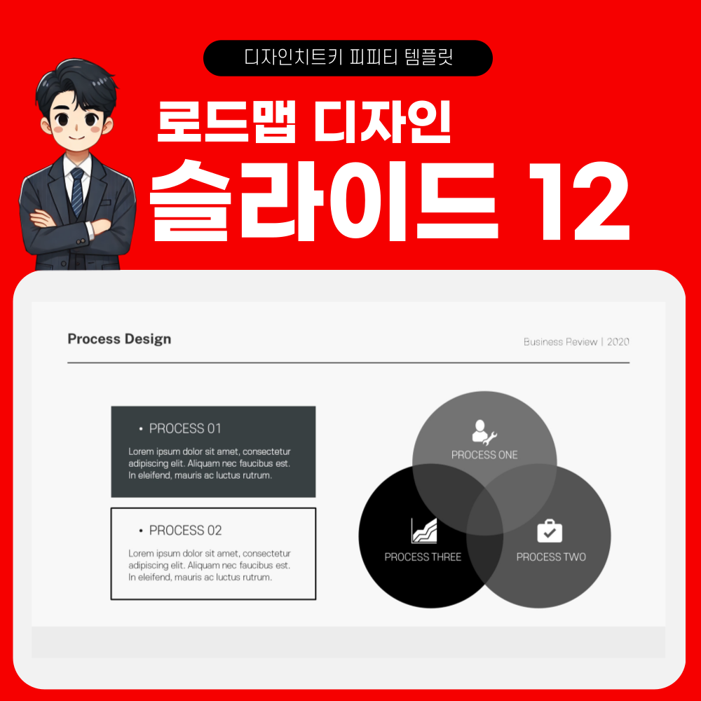 로드맵 피피티 템플릿 페이지 12