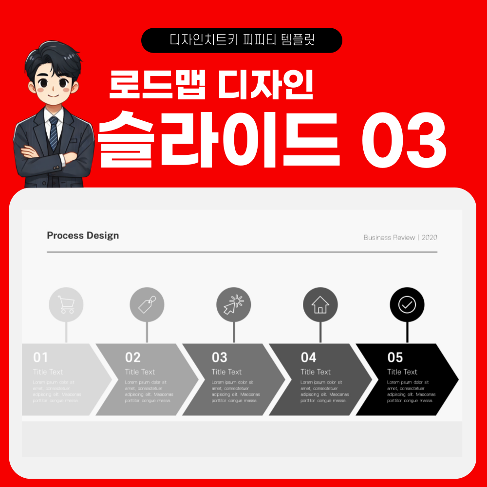 로드맵 피피티 템플릿 페이지 3