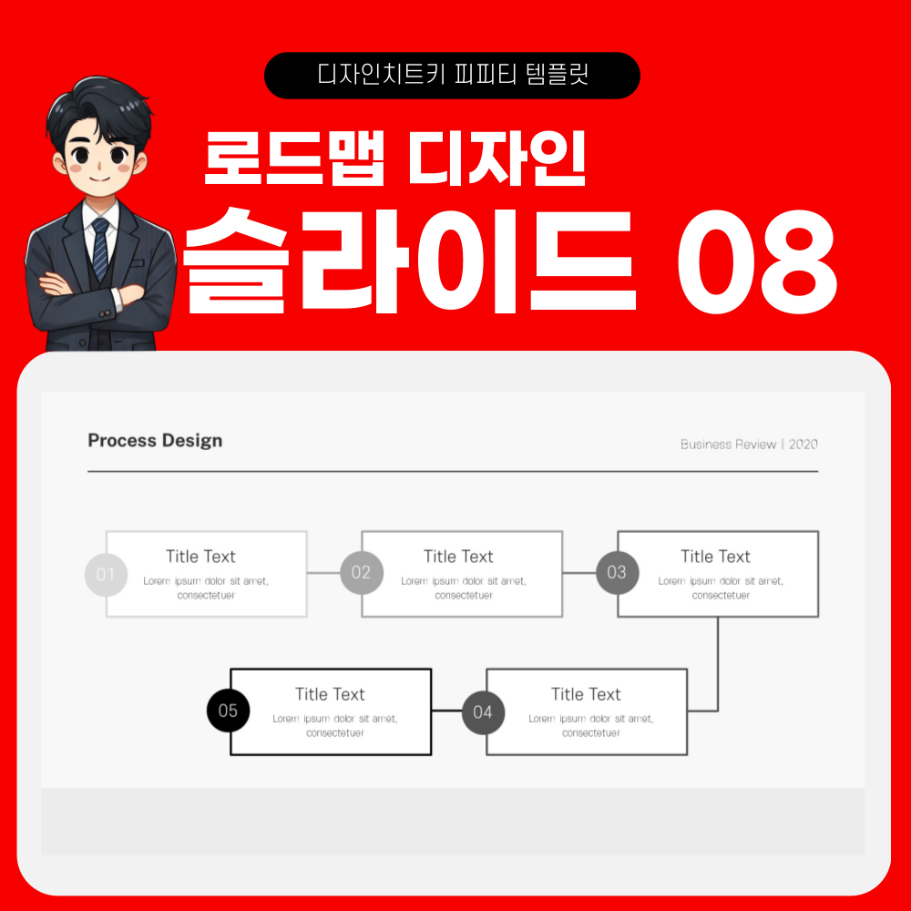 로드맵 피피티 템플릿 페이지 8