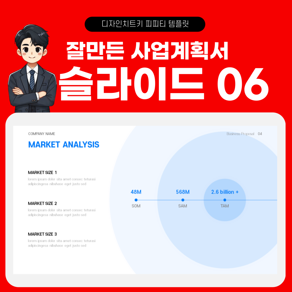 사업 계획 피피티 템플릿 페이지 6