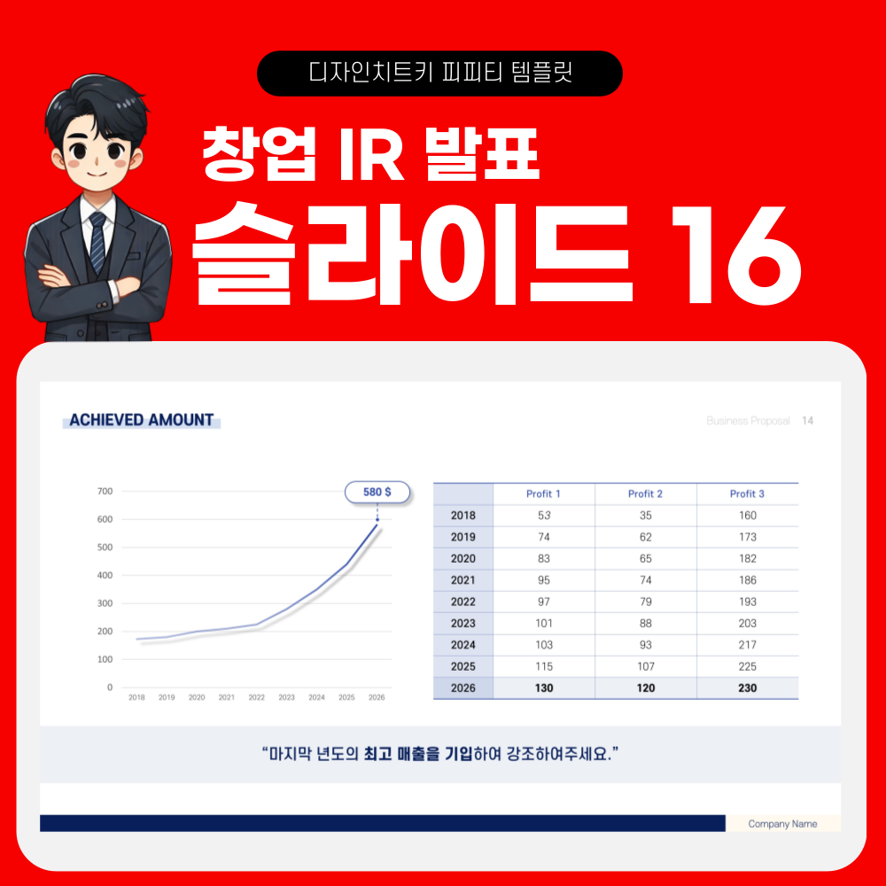 창업 발표 피피티 템플릿 페이지 16