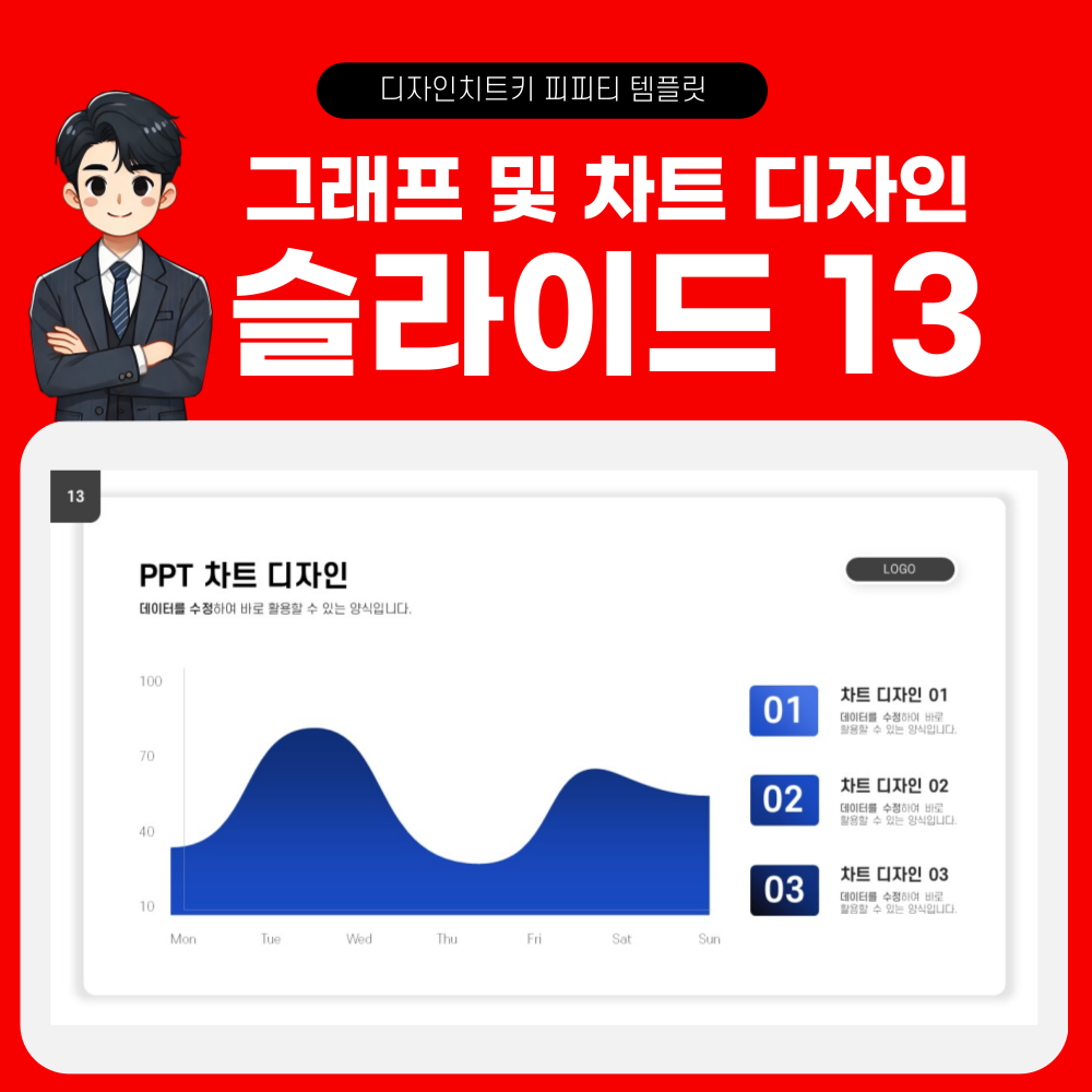 피피티 그래프 디자인 슬라이드 13